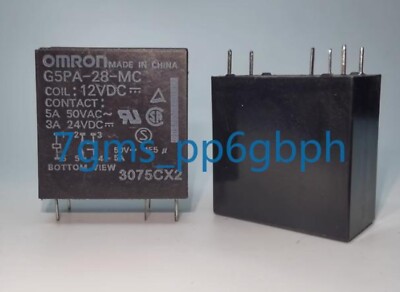 3 PCS NEW IN BOX Omron G5PA-28-MC 12VDC home appliance electromagnetic relay