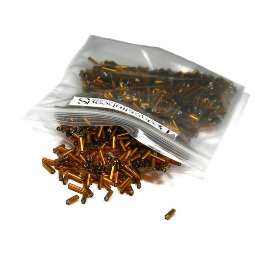 Lote de 500 cuentas de semillas de tubo corneta de vidrio de 6 mm de largo de 1/4 de pulgada de árbol Ming económicas - Imagen 22 de 30