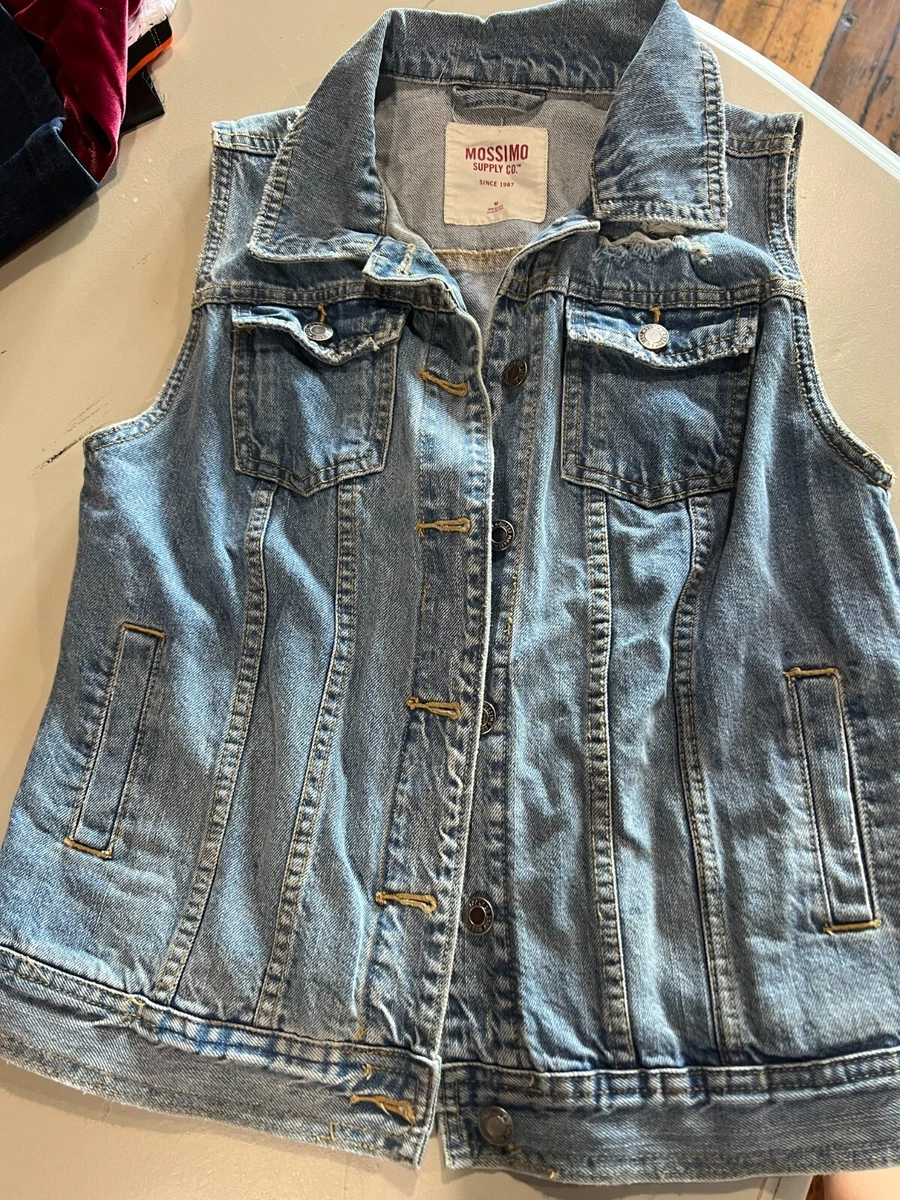 Mossimo Blue Jean Vest size medium | eBay