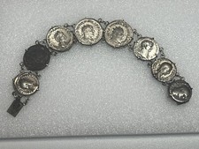 Ancient coin bracelet fits 7.5 inch wrist ancient Roman coins jewelry 
