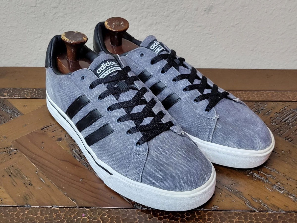 Productos lácteos Ministerio cocodrilo Adidas Neo Cloudfoam Super Men&#039;s Size 11.5 Gray Ortholite Canvas Shoes  | eBay