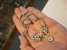 Vintage Art Deco Style Rhinestone Necklace #A120