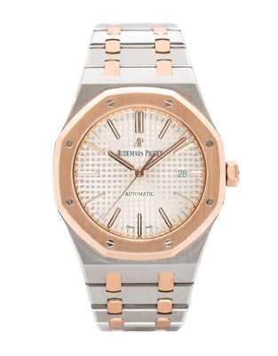 Audemars Piguet Royal Oak/ White Dial/ 2016/ 15400SR.OO.1220SR.01