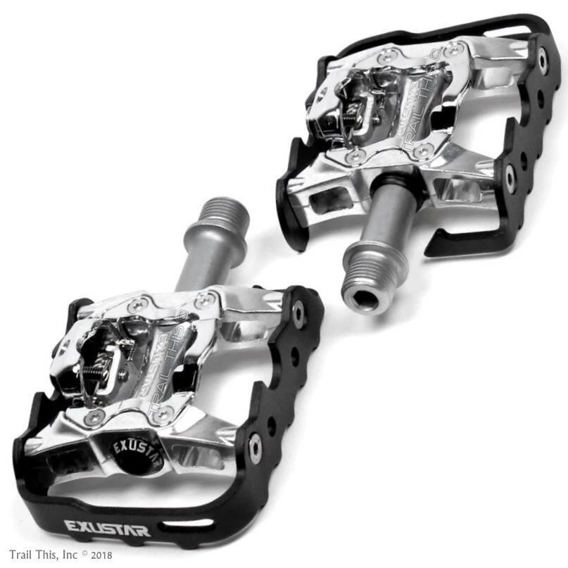 Exustar E PM86 Single Sided Clipless Platform MTB Bike Pedals fits