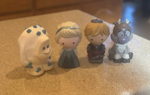4 Plastic Disney Parks Store Frozen Bath Figures Tub Toys 5” - Picture 19 of 24