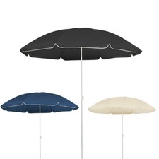 1.8m Garden Parasol Outdoor Patio Table Umbrella Sun Parasol with Steel Pole