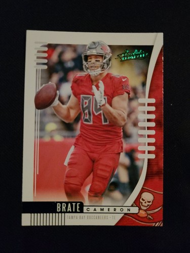2019 Panini Absolute Football Green Cameron Brate #87