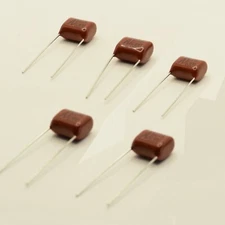 Cinnamon Drop .022uF Polypropylene Film Capacitors Set of 5