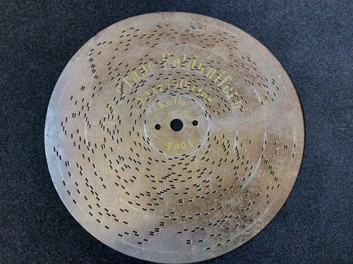 Kalliope Deutschland Über Alles / Flaggenlied  23.5 cm 9 1/4" Spieluhr Platten - Bild 8 von 19