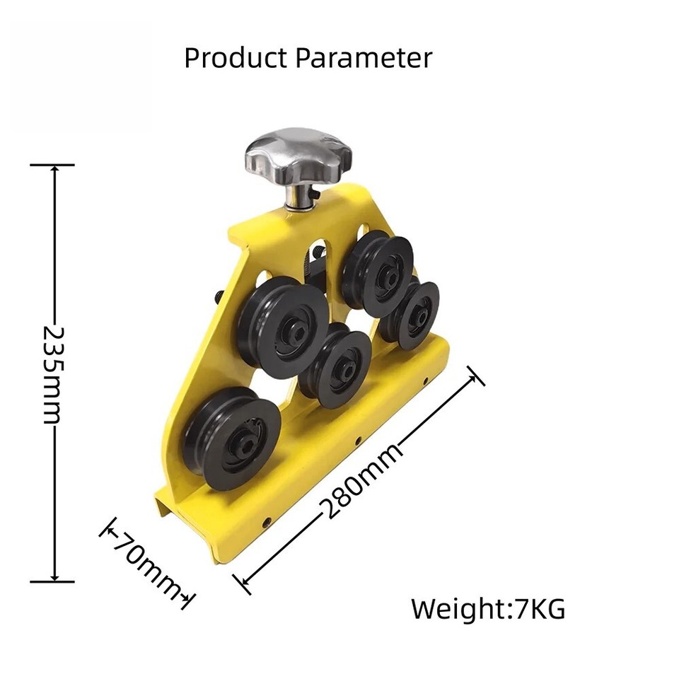 Universal Straightener Handheld Tubing Pipe Straightener Used Round Bar Straightening Machine Brake Line Straightener