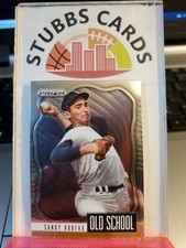 2021 Panini Prizm #OS-7 Sandy Koufax   Los Angeles Dodgers