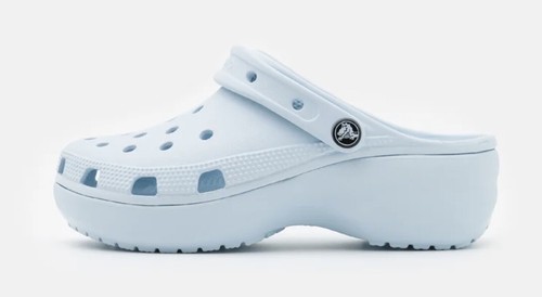 lime green platform crocs