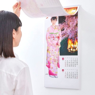 New Japan Calendar 2023 Calendar Wall Hanging Kimono Star and Beauty of  Light NK | eBay