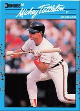 1990 Donruss Best of the AL Mickey Tettleton Baltimore Orioles #15