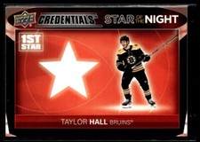 2021-22 Upper Deck Credentials Stars of the Night - First Star Taylor Hall