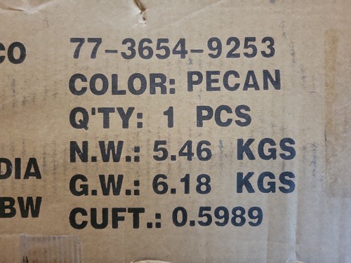 New in Box Blinds.com 2" 2-inch Faux Wood Pecan Color Blind 31 x 36 inch Blinds - Picture 3 of 4