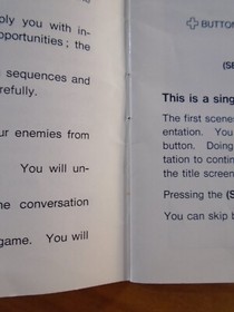 The Mafat Conspiracy Nintendo NES Manual Only ~ Instruction Booklet