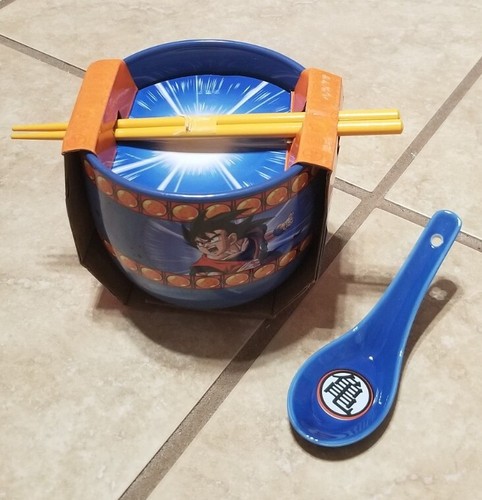 Dragonball Z 18 Unzen Nudeln/Ramen Keramik Schüssel mit Essstäbchen & Suppenlöffel
