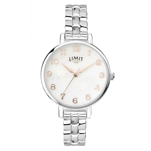 Limit Ladies Watch White Mother of Pearl Dial Stainless Steel Bracelet