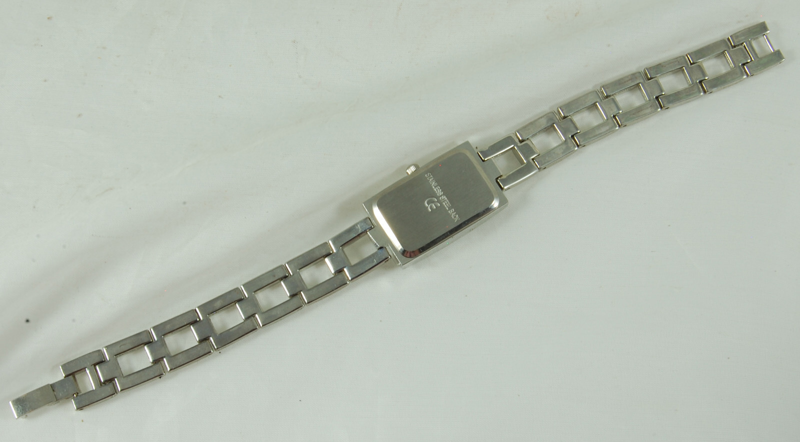 Bennuci Rectangular Quartz Watch, Silver Metal Li… - image 2