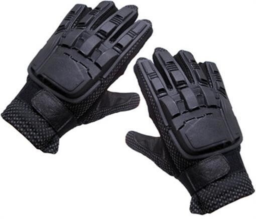 iiSports Paintball Airsoft Vented Armored Full Finger Leathe