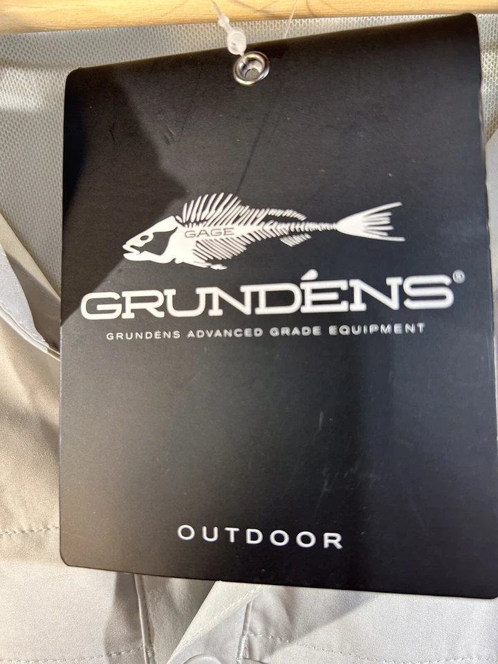 Grundens Hooksetter LS Camisa Gris Glaciar Talla XL Foto 4 de 4