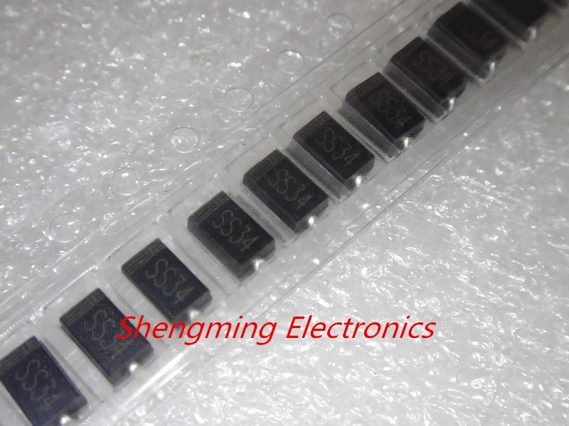 100pcs SS34 SMA 1N5822 IN5822 4MM*2.6MM DO-214AC 3A 40V Schottky Diode - Bild 1 von 1
