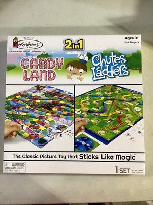 Colorforms Hasbro Classic Board Games Candy Land & Chutes And Ladders ...