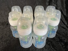 DR BROWNS Natural Flow Wide 4oz Bottles/Nipples/Inserts/Caps - Lot of 10