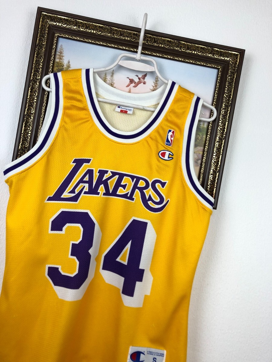 Vintage 90's Champions Los Angeles Lakers NBA O'Neal Jersey Mens