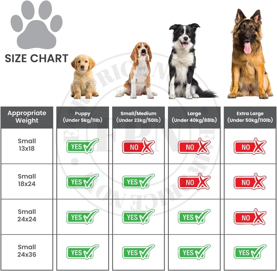 FPN Pee Pads Scented Blue Pet Pads for Dogs Wee Wee Pee Pads All Sizes & Pack - Image 4 of 4