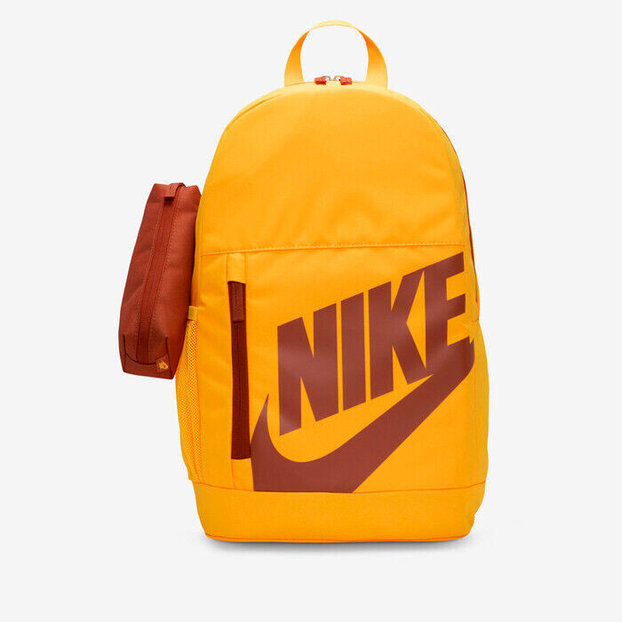 Nike 20L Backpack Pencil Case School Unisex Men Women Kids Orange