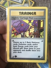 Nightly Garbage Run - 77/82 - Team Rocket Set - 1ST EDITION - Pokémon - NM