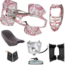 KIT DE CARROCERIA CARENADOS PLASTI CFOR 49CC 50CC 90CC 110CC RICARDO JCL ROKETAO