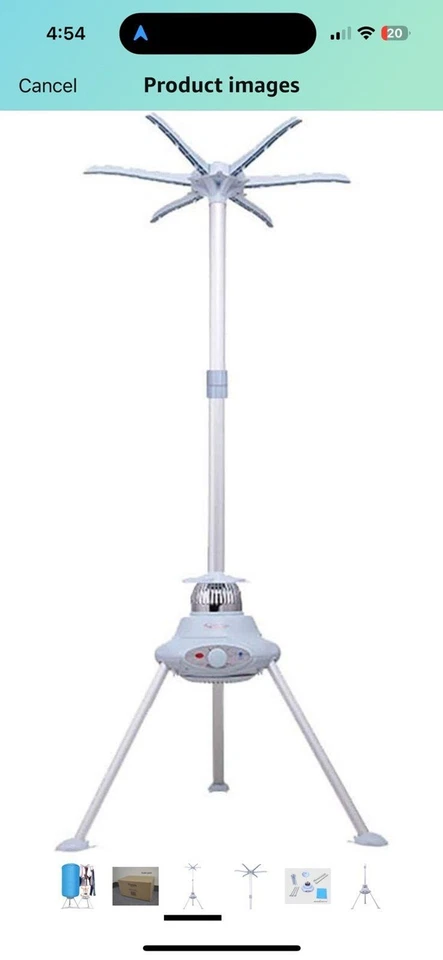 Panda Portable Ventless Cloths Dryer Folding Drying Machine with Heater - Image 2 of 4