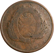 Canada 1837 One Penny Token  (04586)