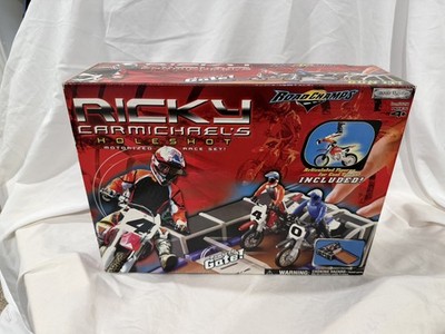 Road Champs Ricky Carmichael Holeshot Motocross Supercross Race Set Toy NIB