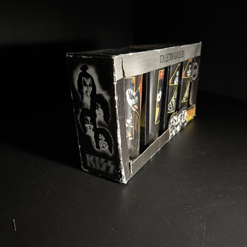 KISS COLLECTOR'S SERIES PINT GLASS 4-PACK In box (Box worn) - Bild 2 von 14