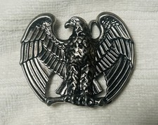 Vintage Avon Eagle Belt Buckle Bald American Eagle Design, Silvertone Metal