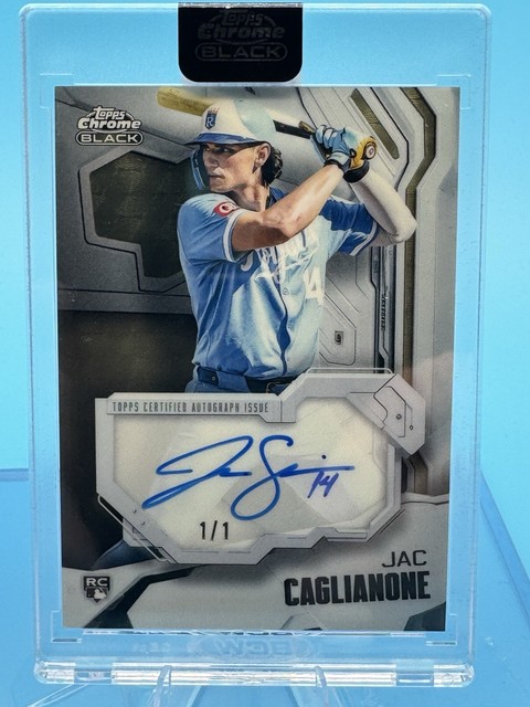 Topps 2026 Chrome Black Jac Caglianone Ivory Auto RC IVA-JC 1/1 Superfractor