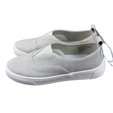 Kensie Shoes Womens Size 7 Beige Slip-On Casual Canvas Cushioned SALIA