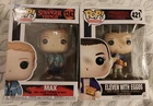 Funko Pop! Television Stranger Things Max #1243 And Eleven With Eggos #421