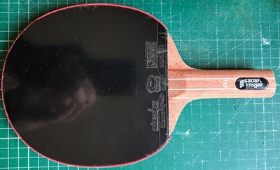 S&T Firestarter, Yinhe Moon Speed 53, Bomb Talent ox, neue Beläge auf Testholz