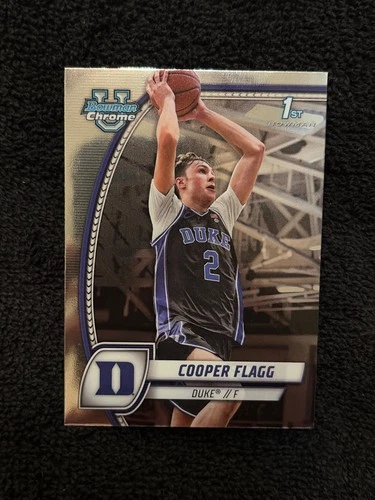 2024-25 Bowman U Chrome 1st Bowman Cooper Flag Base RC Duke Rookie 🔥 B