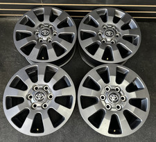 18” 2025 TOYOTA LAND CRUISER Factory OEM WHEELS 95952 SATIN CHARCOAL BLACK rims