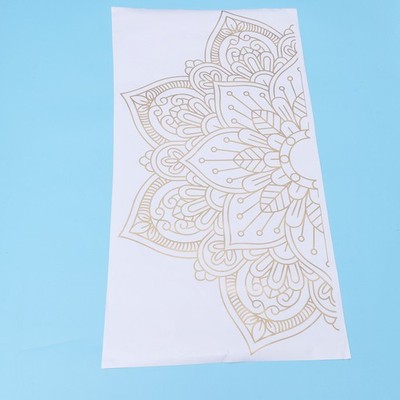  1PC 42x82cm Mandala Blumenmuster Wandaufkleber Schlafzimmer Wohnzimmer
