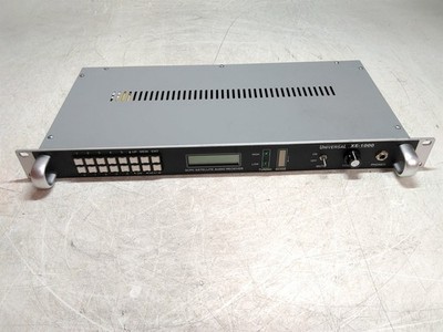 Universal Electronics XE-1000 SCPC Satellite Audio Receiver Power Tested