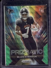 Bijan Robinson - 2023 Prizm Prizmatic Green Prizm Falcons RC