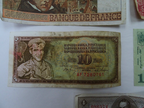 Lot of 7 Foreign Banknotes World Currency Various Countries - Picture 4 of 18
