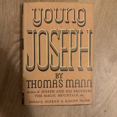 Young Joseph Thomas Mann 1st Edition 5th Printing Knopf HC DJ RARE